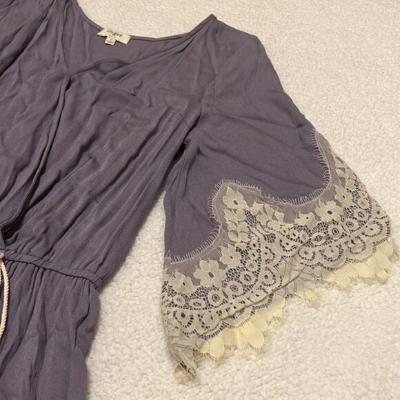 Umgee gray lace romper medium - Picture 5 of 16